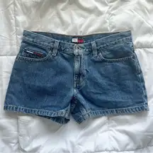 Vintage Tommy Jeans Y2K Denim Shorts Size 7