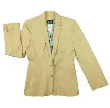 D&G Dolce & Gabbana Khaki Beige Blazer Size 30/44 US size 8