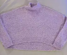 Wild Fable Women's Boxy Oversized Sweater Size XS Pink Fuzzy