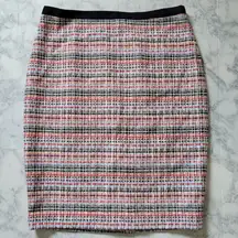 Talbots metallic tweed pencil skirt size 10p