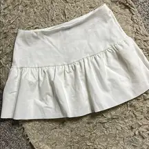 Blue blush forever 21 NWT large ruffle tiered skort Elegant White Ruffled Skirt