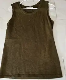 Pendleton Olive Green Sweater Tanks size small