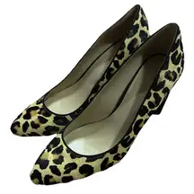 Essex Lane Real Cow Hair Upper 8.5 US WOMEN’S Heel Leopard Print Cheetah