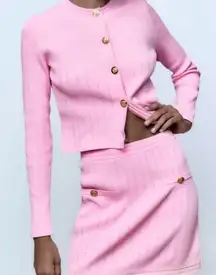 NEW WITHOUT TAGS ZARA PINK MATCHING SKIRT SET!!!