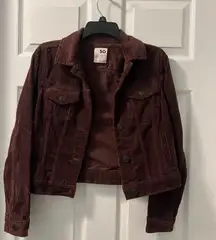 Brown Corduroy Sonoma Jean Jacket