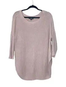 Light Pink Dolman Sleeves Oversized Sweater