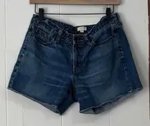 J. Crew Denim Raw Hem Cut Off Shorts Size 28