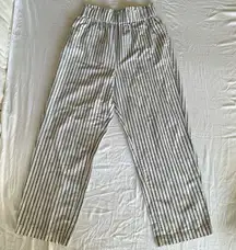 mo : vint Paperbag linen pants with side pockets
