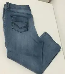 Chico’s Platinum Denim Capris