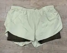 Outdoor Voices Green Shorts Size XXXLarge