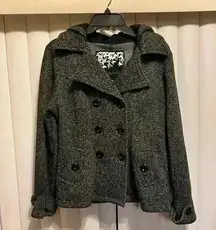 Black/Charcoal Knit Jacket,Size Small good condition Worn few times