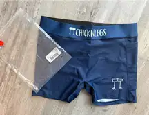 Chicknlegs Women’s 3” Compression Shorts Sz Medium In Navy Blue New NWT