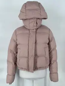 Lululemon Down Puffer Jacket Hooded Blush Pink Size 2