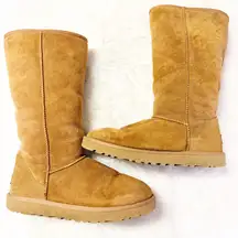 UGG Australia Classic Tall Chestnut Shearling Boots Women’s Size 10