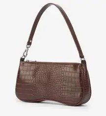 JW PEl Women's Shoulder Handbag in faux leather Brown Croc