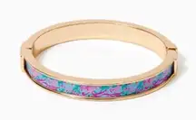 NWT Lilly Pulitzer Multi Seaweed Samba Photodome Bangle Bracelet