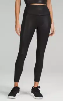 Lululemon Athletica Train High-Rise Tight Leggings 25" Foil Black 6