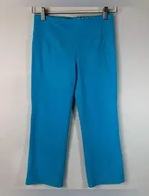 Lululemon  Gather & Crow Crop Capri Beaming Blue Luon Womens 4