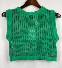 Women’s Dèluc. XS Emerald Green Knit Vest
