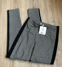 LITA by Ciara Leader Houndstooth Cotton Blend Track Pants size 2
