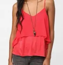 ✨Sparkle & Fade Layered Tank Sz Small Top in Sea Foam✨