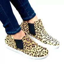 Coconuts by Matisse Leopard Print Sneakers Size 10