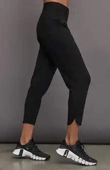 NEW Carbon38 High Rise Joggers Melt Pull On Stretch Black Small NWT $118