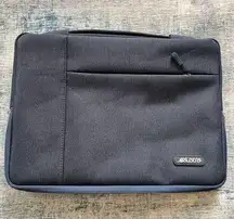 Mosiso Blue Laptop Ipad Zippered Sleeve Bag with Carry Handle