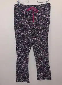 Great Northwest Indigo Sleepwear I love you heart print pajama pants