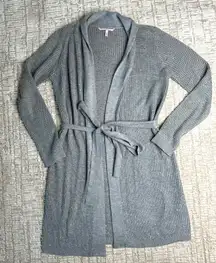 Victorias Secret: Gray Sequined Knit Cardigan
