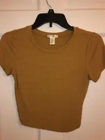 Crop top Mustard Yellow 