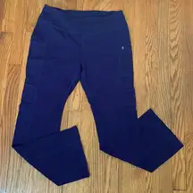 Jaanuu Yoga Pant Scrub Bottoms Navy size M