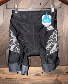 NWT Little Donkey Andy Women's XS 3D Padding Cycling Shorts Compression Padded