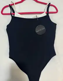 White Fox Boutique Black and White Bodysuit