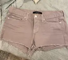 J BRAND GREY DENIM SHORTS // NEVER WORN