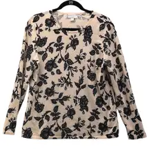 Charter Club Cashmere Baselayer Sweater Cream 1X