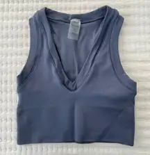 Aritzia Seamless Rib Crop Tank