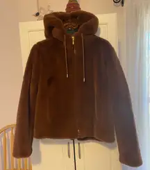 Faux Fur Coat size M. 