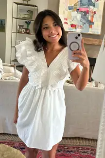 white sun dress