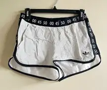 adidas x‎ Topshop Leather Shorts - White Black Womens Size XS Athletic