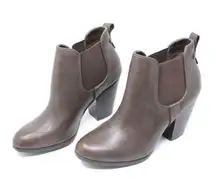 Carlos by Carlos Santana Ankle Brown High Heel Boots Women's Size 11