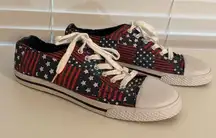 American Flag Low Top Sneakers Size 11