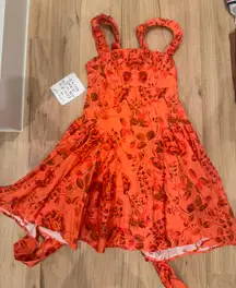 Matilde Coral Mini Dress NWT