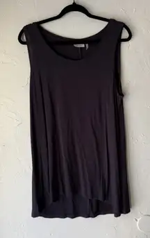 Logo Layers‎ Dress Womens Large Sleeveless Tunic Rayon Spandex Stretch Layering