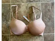 Skims Ultimate Collection Push-up Plunge Bra Clay Size 32DD