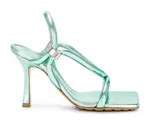 Bottega Veneta Stretch Slingback Sandals in Blue Lagoon