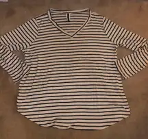 Glitzy Girlz Striped Top
