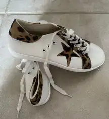 Leopard Star Sneakers