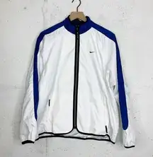 Nike  Vintage 90s Logo Back Windbreaker Zip Up Jacket Size M 8-10