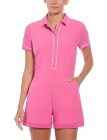 Original Penguin Women's Veronica Romper with Mesh Sleeves Size Large Womens NWT